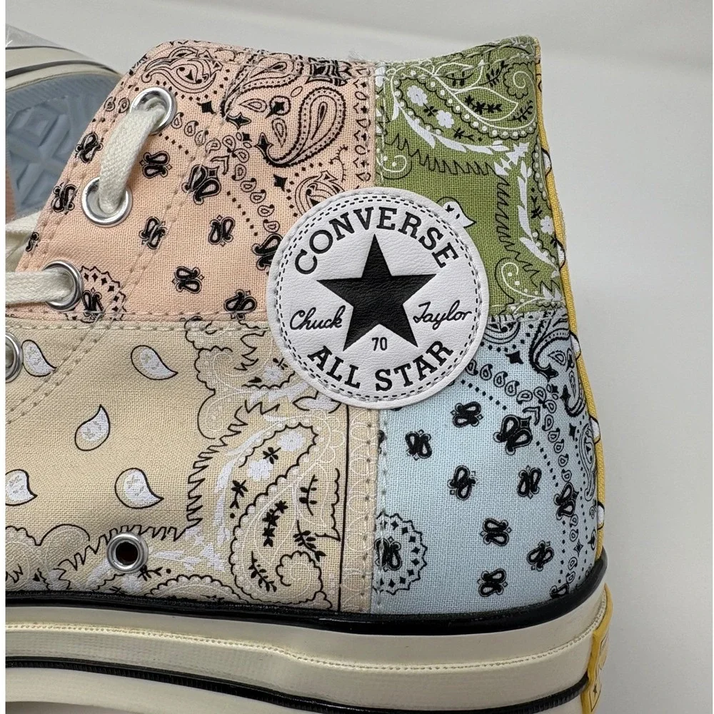 Converse x Offspring Chuck 70 Paisley High Tops 169881C Boho Streetwear M10/W12 - Picture 10 of 10